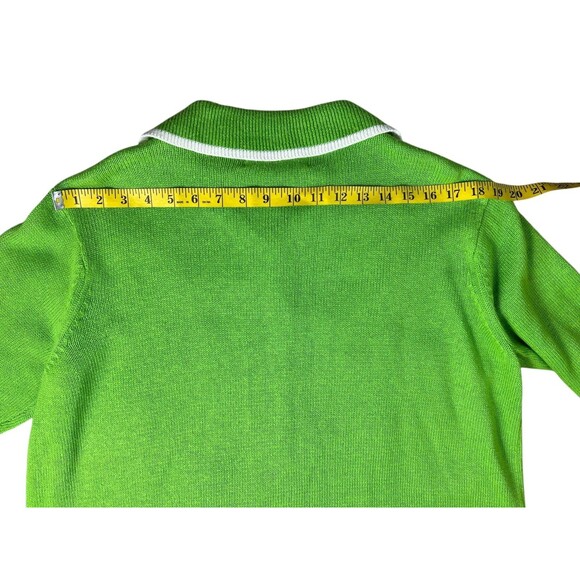 Tiara International Christmas Collection Ugly Applique Cardigan Sweater Size L - Picture 6 of 9